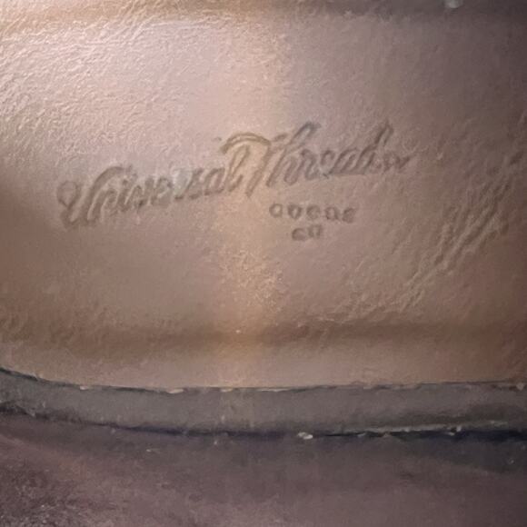 Universal Thread Charlee Ankle Booties Sz 8.5 Cognac Faux Suede Cut Out Open Toe - Picture 8 of 8